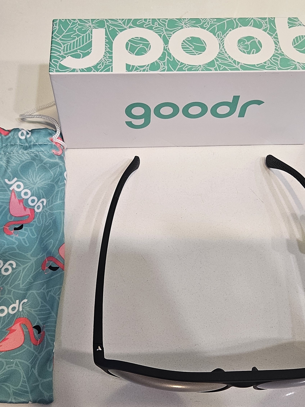 Goodr Operation Blackout Sunglasses Black Polarized w/ Box & Pouch New $40